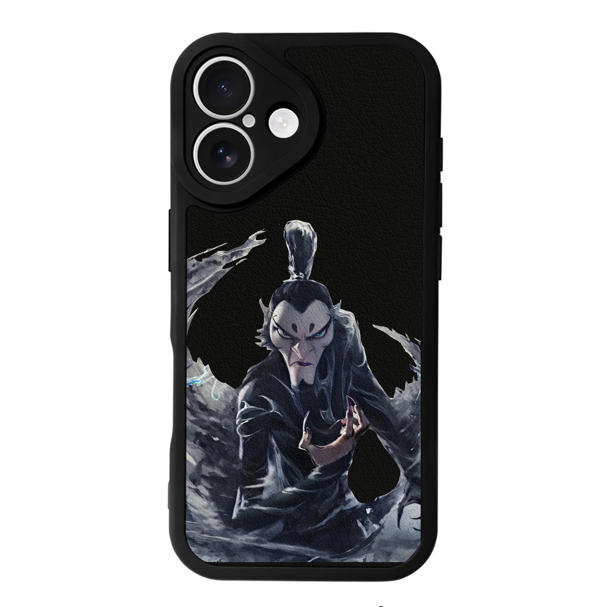 （画像用） Ne Zha 2 ナタ 魔童の大暴れ 【iPhone 16シリーズ対応】シリコンスマホケース（レザー調） 材質：シリコン